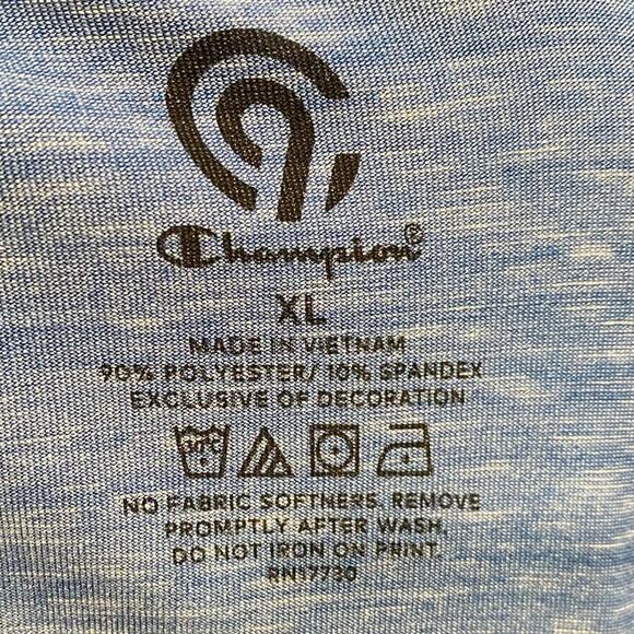 Champion Polo Shirt Blue Size XL - Picture 4 of 4